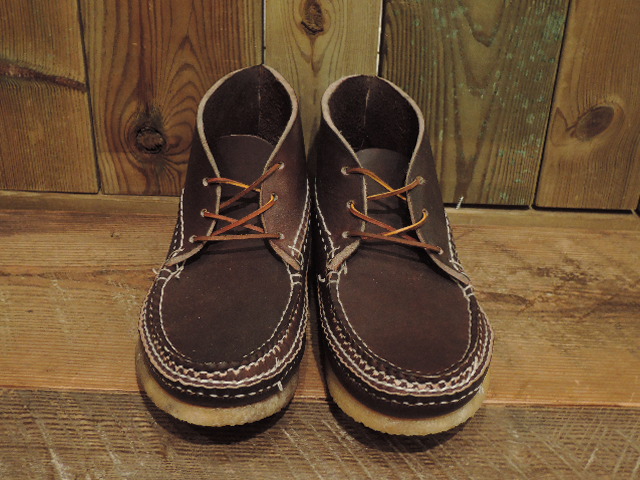 ARROW MOCCASIN : LACE UP MOCCSIN BOOTS (DOUBLE SOLE)