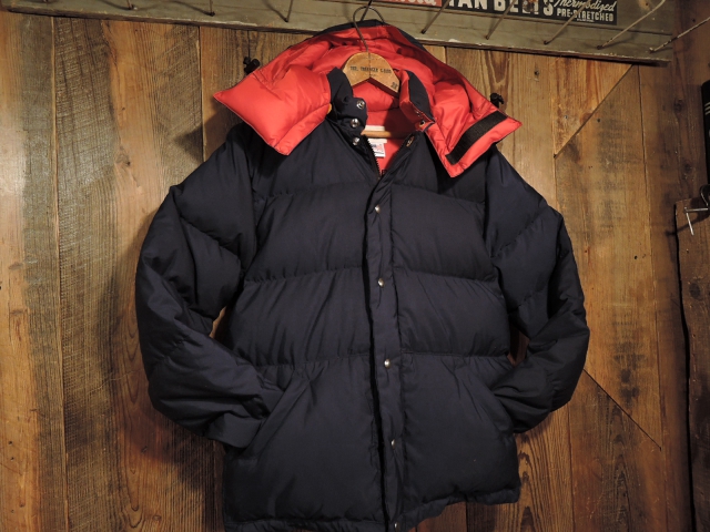 Crescent Down Works X Coney Island Down Jacket Navy X Red Coney Island