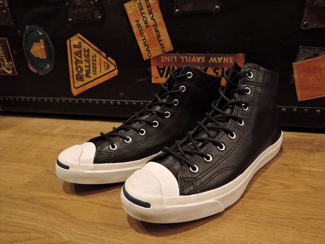Converse Jack Purcell Mid Black Lather Coney Island