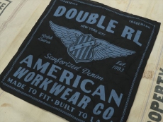 RRL / DOUBLE RL : LOGO COTTON BANDANNA | CONEY ISLAND