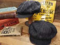 TROPHY CLOTHING : DIRT DENIM NEWSBOY CAP