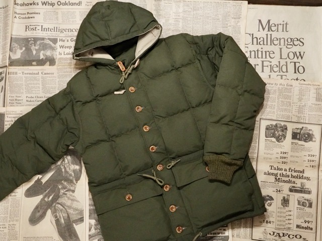 COLIMBO : EXPEDITION DOWN PARKA -GREEN- [ ZX-0154 ]