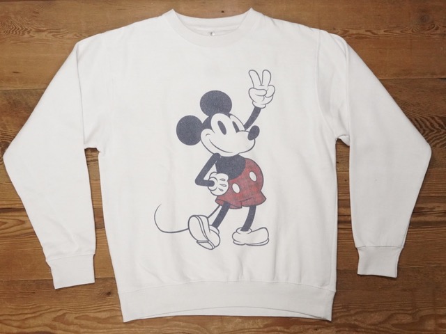 CLASSIC MICKEY MOUSE : CREW NECK SWEAT SHIRT