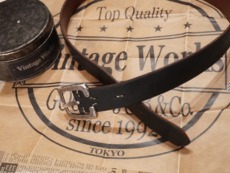 VINTAGE WORKS : LEATHER BELT ” DH5536 ” CHASIN | CONEY ISLAND VINTAGE WORKS : LEATHER BELT ” DH5536 ” CHASIN | CONEY ISLAND