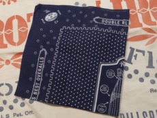 DOUBLE RL SUPPLY バンダナ ネイビー チェック ドット3枚セット DOUBLE