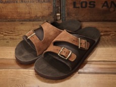 美品 サンダルマン×コニーアイランド　別注　ダブルバックルサンダル 楽天市場】THE SANDALMAN x CONEY ISLAND DOUBLE BUCKLE SANDAL [BROWN