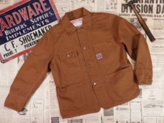 美品　Workers Railroad Jacket 38 ブラウン WORKERS : SUPER BIG CAT RAILROAD JACKET “BROWN DUCK” | CONEY ISLAND